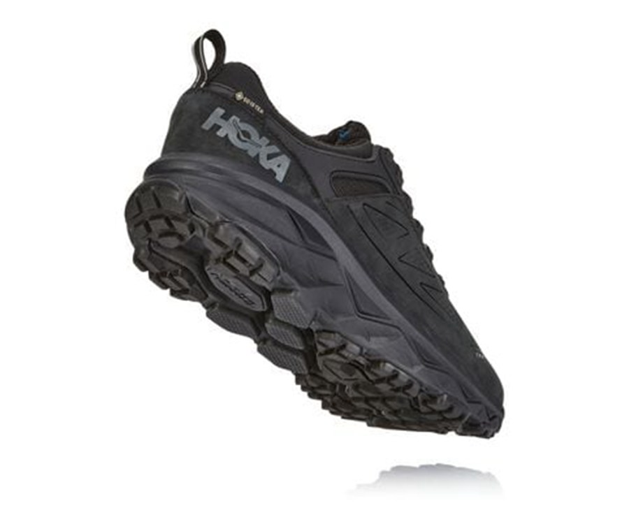 Tenis Hoka One One Trail Hombre Negros - Challenger Bajos Gore-Tex - BUTI12906